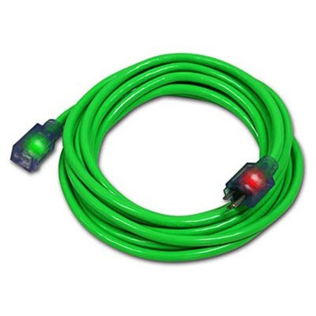MICROMICROME 50 ft. 1.67 Green Pro Glo Extension Cord MI2669162